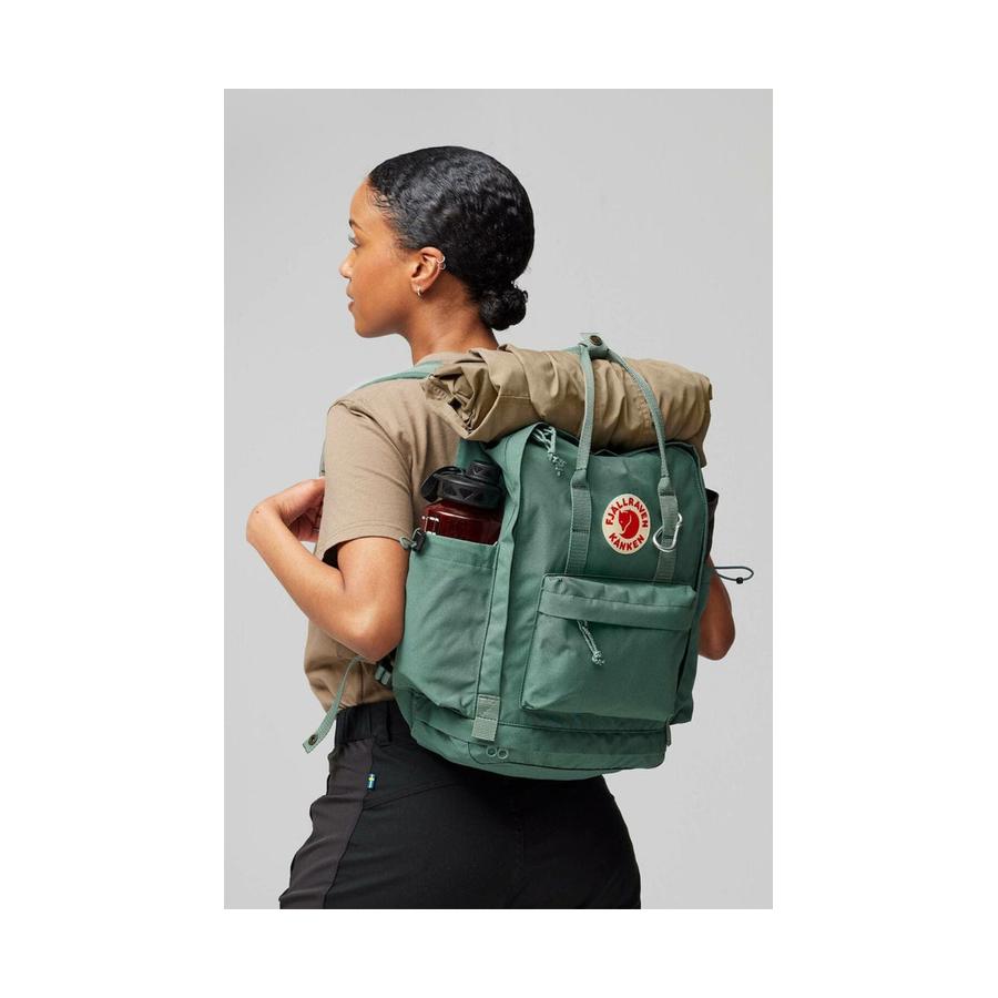 Fjallraven Kanken Outlong Day Backpack Frost Green Frost Green