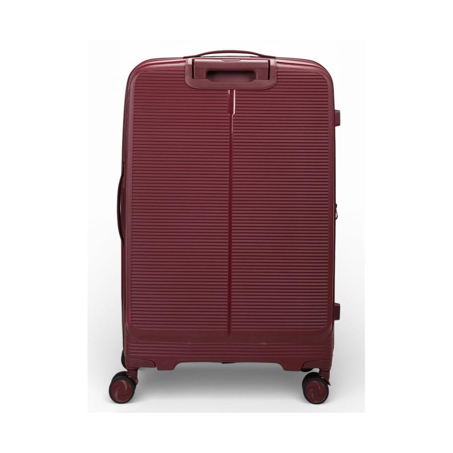 Caselite Venture 57cm & 76cm Top Open Hardside Luggage Set Dark Red Dark Red