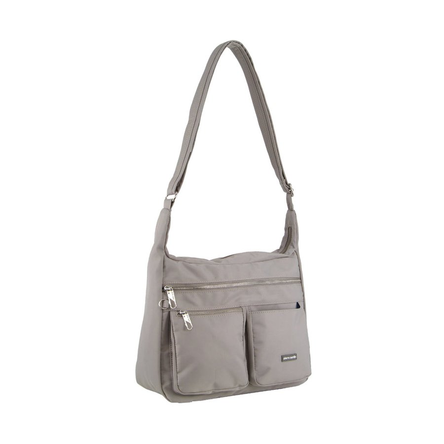 Pierre Cardin Layla Anti-Theft Crossbody Bag Taupe Taupe