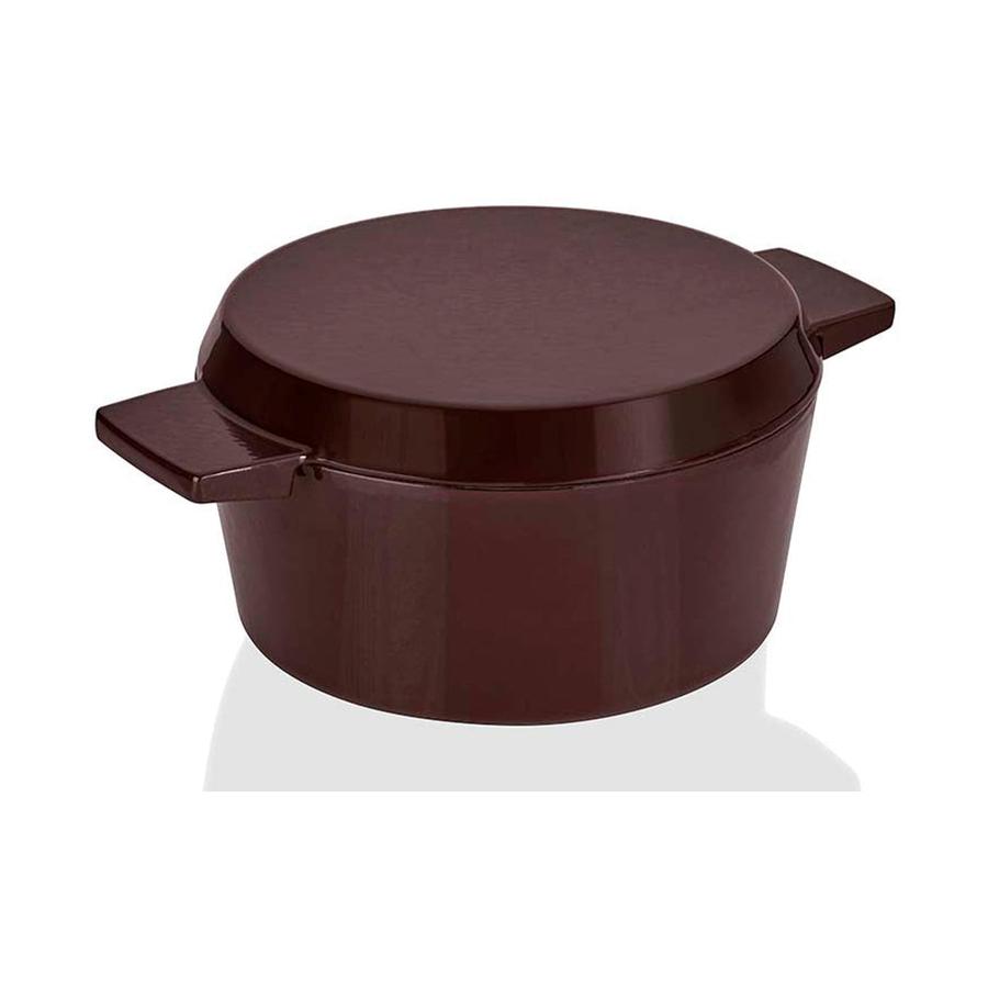 Stanley Rogers Cast Iron 24cm (3.5L) French Oven Grill Duo Bordeaux Bordeaux