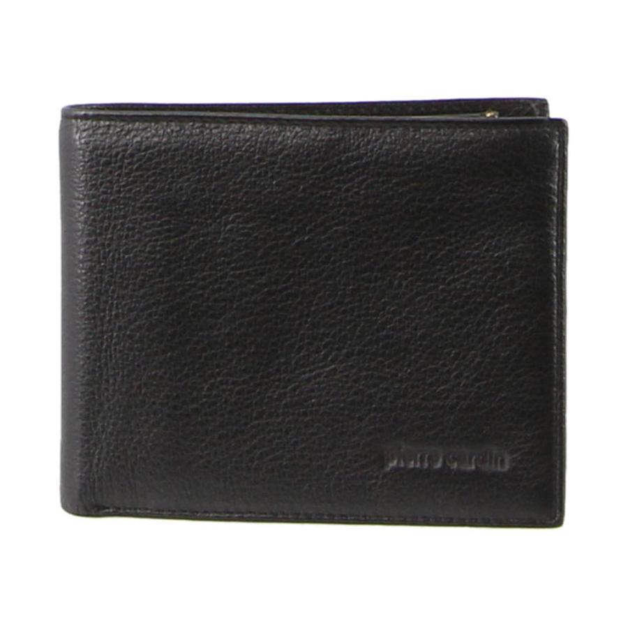 Pierre Cardin Luca Men's Italian Leather RFID Wallet Black Black