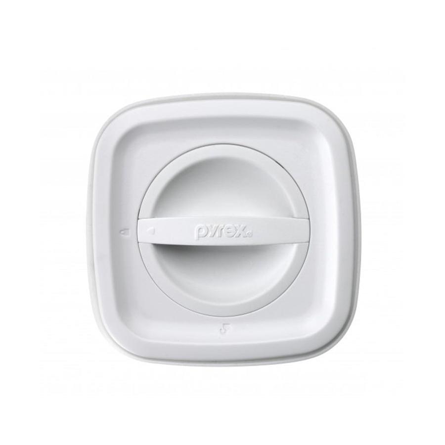 Pyrex Canister Square 4 Piece Set Clear Clear