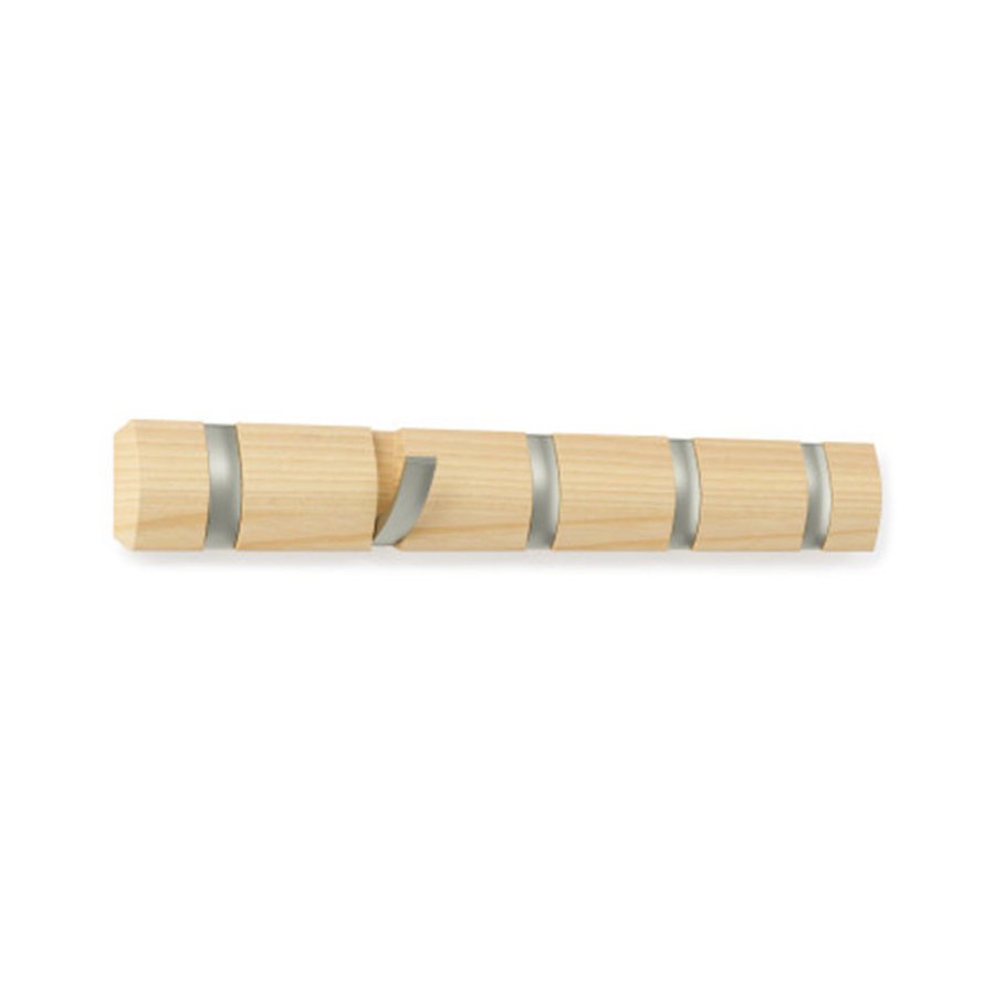 Umbra Flip 5 Wall Mounted Hook Natural Natural