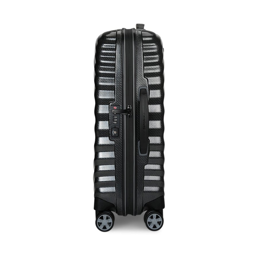 Samsonite Lite-Shock Sport 55cm CURV Carry-On Suitcase Black Black