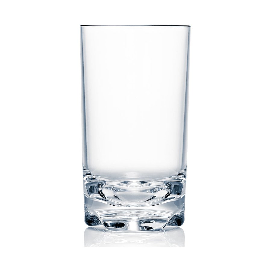 Strahl Vivaldi 680ml Plastic Highball Tumbler Set of 6 Clear Clear