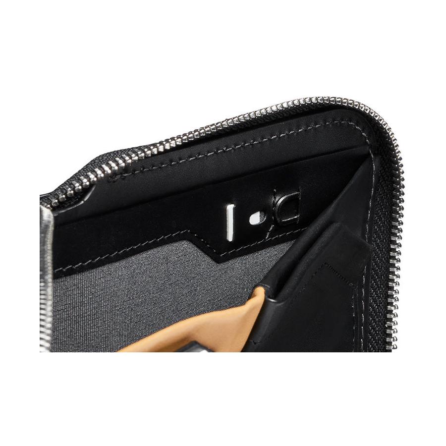 Bellroy RFID Zip Wallet Black Black