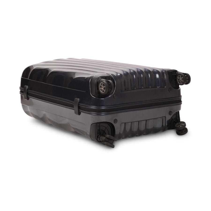 Samsonite C-Lite 75cm CURV Checked Suitcase Midnight Blue Midnight Blue