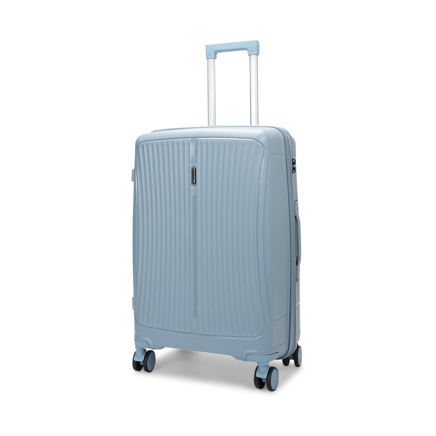 Nomad Quest 65cm Hardside Checked Suitcase Steel Blue Steel Blue