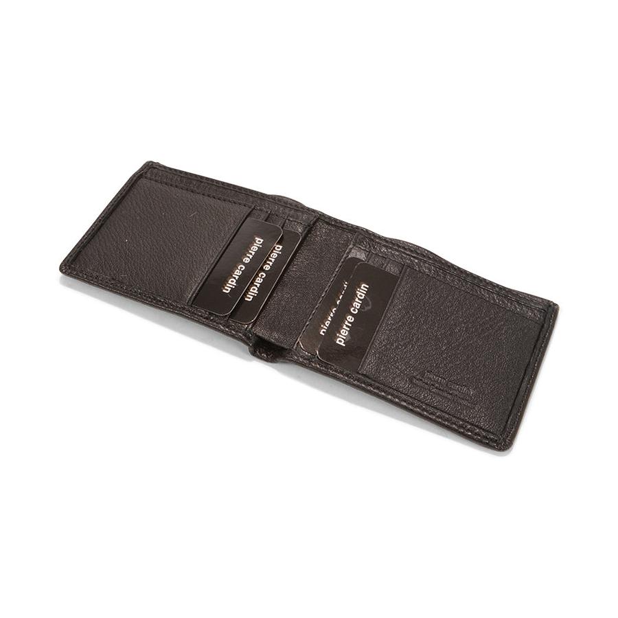 Pierre Cardin Luther Men's Italian Leather RFID Wallet Black Black