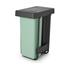 Brabantia Sort & Go Built-In Bin (2 x 30L) Dark Grey & Jade Green