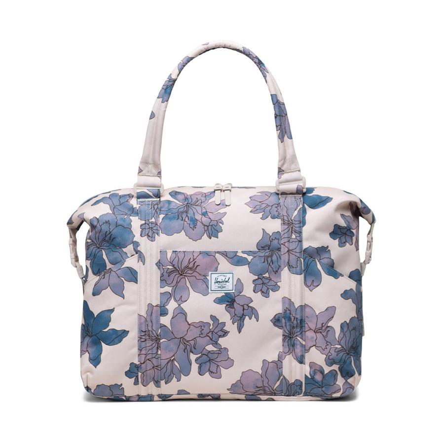 Herschel Strand 24L Duffle Diaper Bag Moonbeam Floral Waves Moonbeam Floral Waves