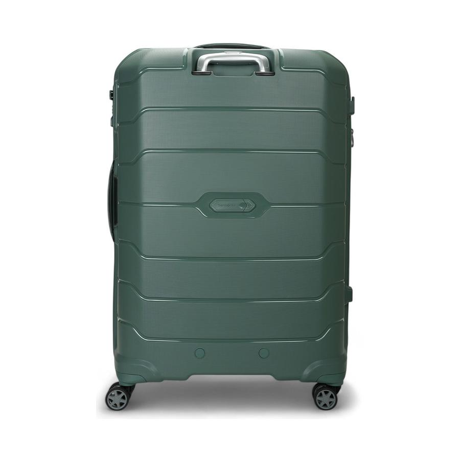 Samsonite Oc2lite 81cm Hardside Checked Suitcase Slate Green Slate Green