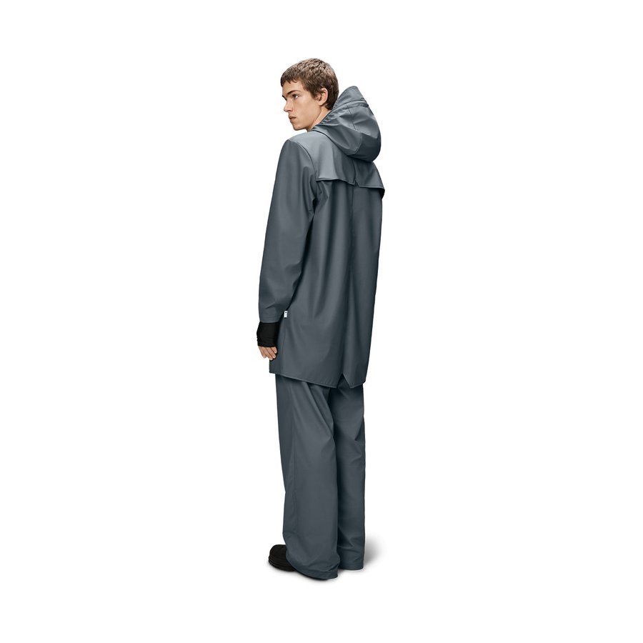 Rains Long Jacket Lagoon XS