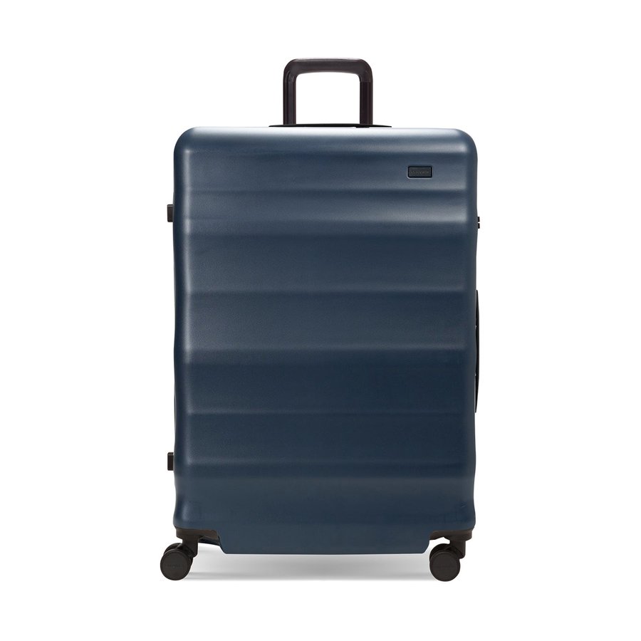 Explorer Luna-Air 74cm Hardside Checked Suitcase Navy Navy