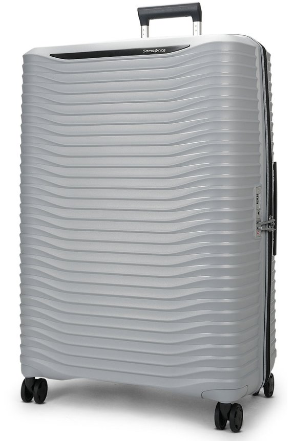 Samsonite Upscape 81cm Hardside Checked Suitcase Platinum