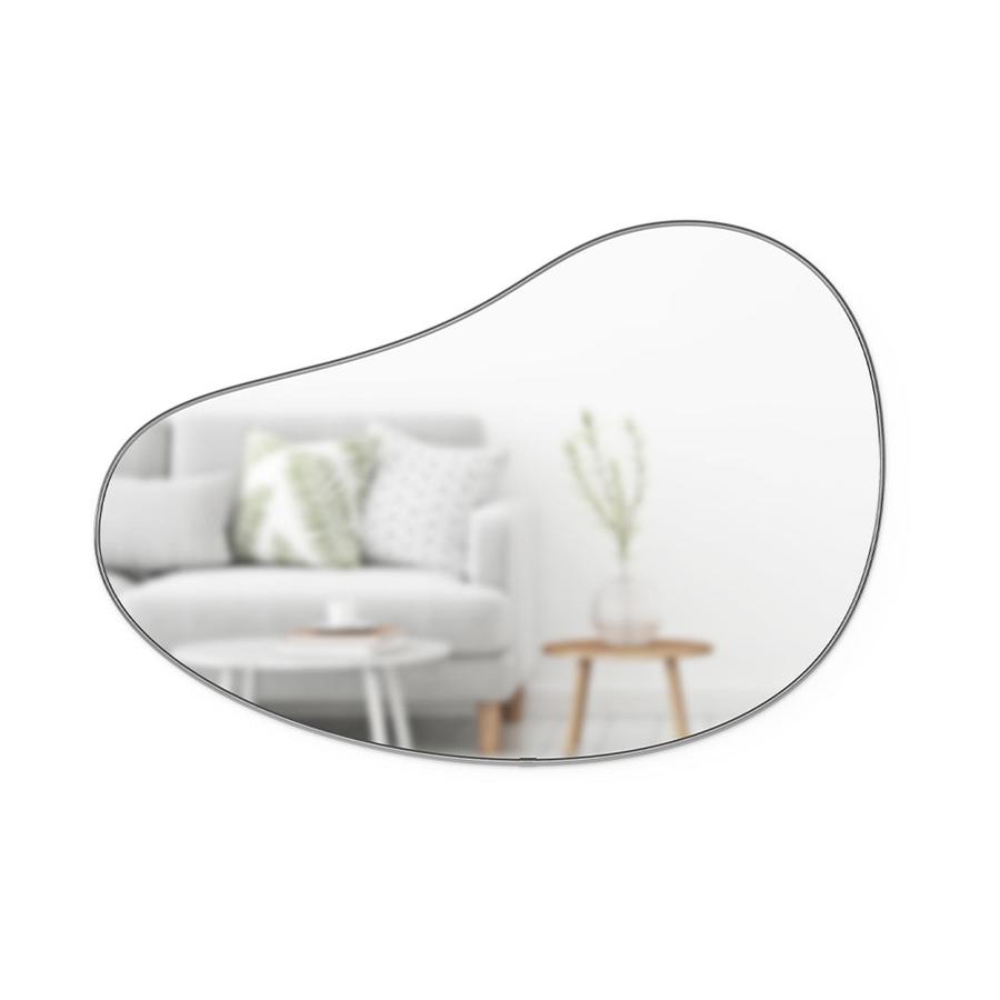 Umbra Hubba Pebble Mirror (92 x 61cm) Metallic Titanium Metallic Titanium