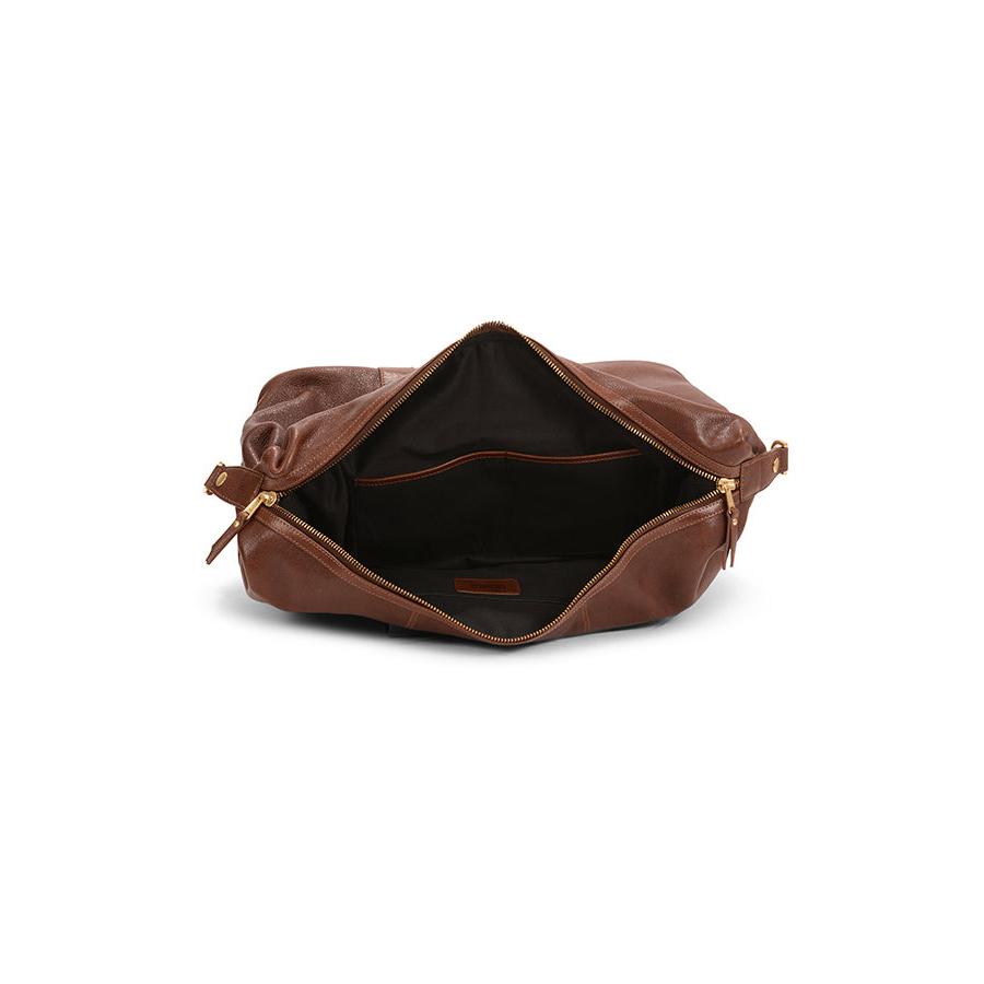 Explorer Weekender Leather Duffle Brown Brown