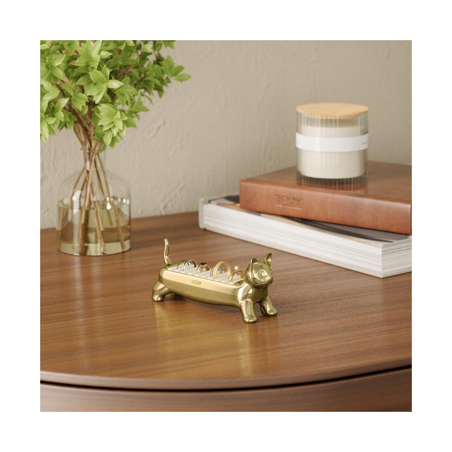 Umbra Ali Cat Ring Holder Brass Brass