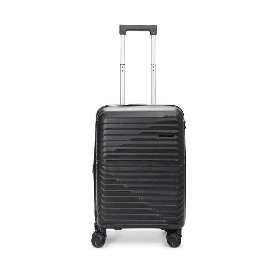Caselite Summit 56cm Hardside Carry-On Suitcase Black Black