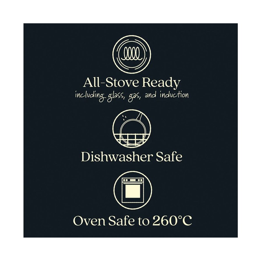 Anolon SearTech 20cm (2.4L) Covered Saucier Black Black