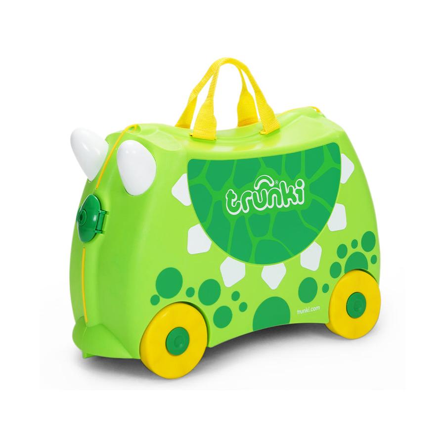 Trunki Dudley the Dinosaur Kids Suitcase Green Green