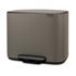 Brabantia Bo Pedal Bin (11 + 23L) Platinum