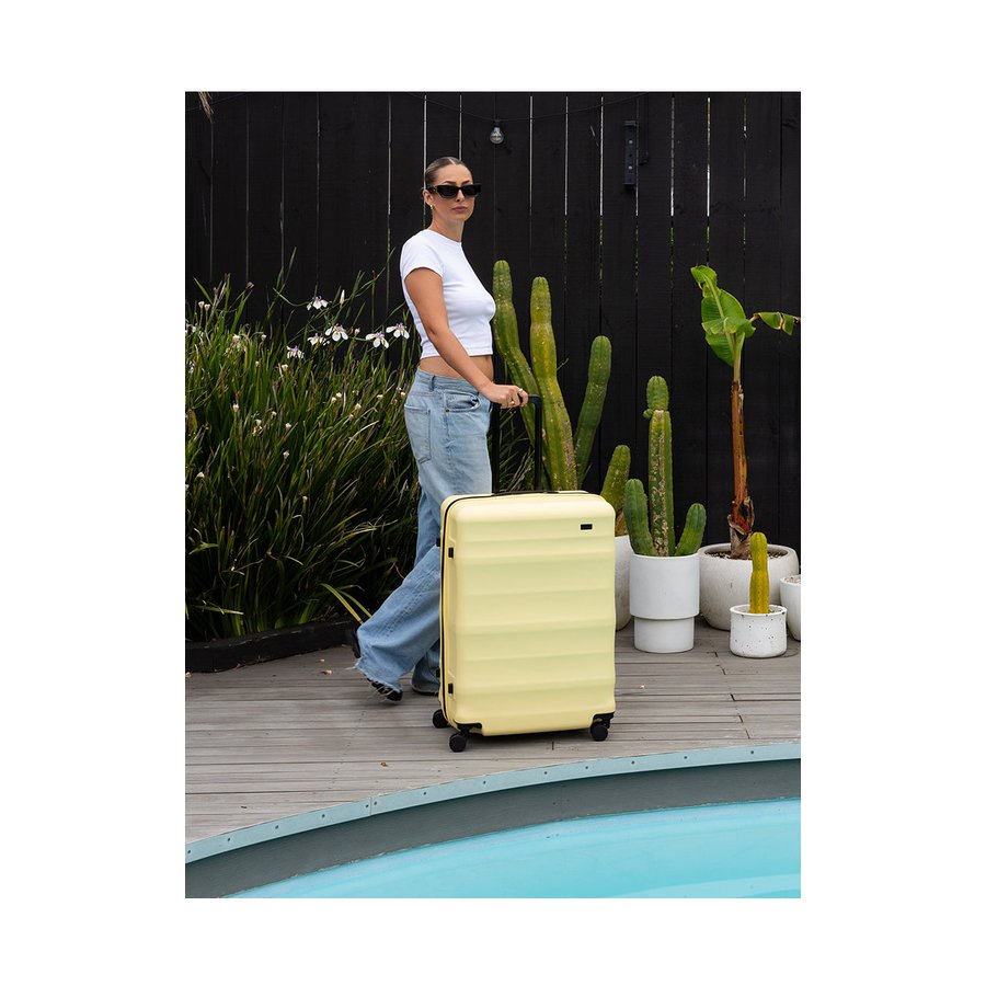 Explorer Luna-Air 74cm Hardside Checked Suitcase Pina Colada Pina Colada
