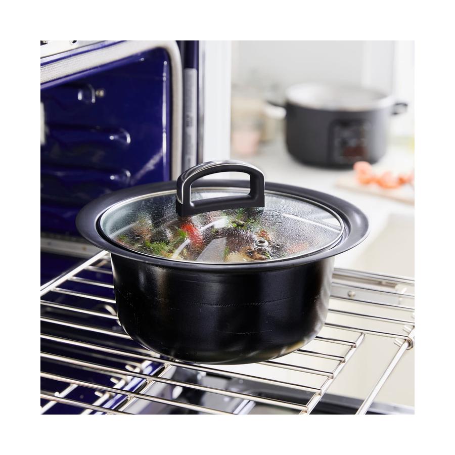 GreenPan Bistro Slow Cooker 3.7L Black Black
