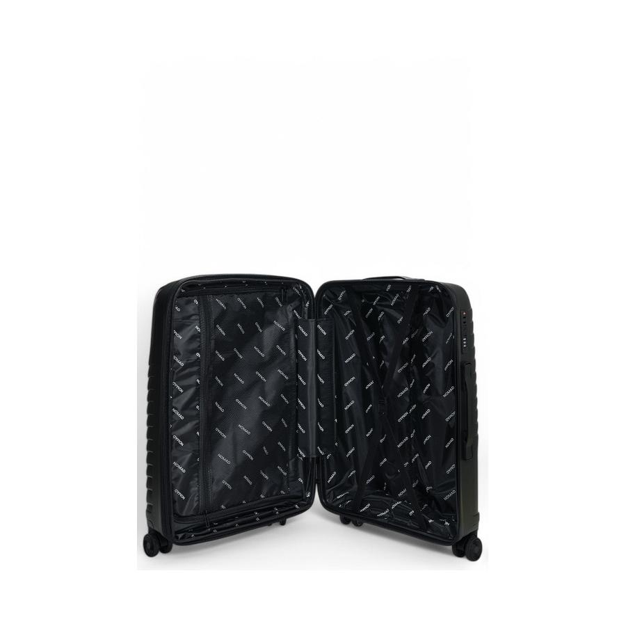 Nomad Journey 66cm Hardside Checked Suitcase Black Black