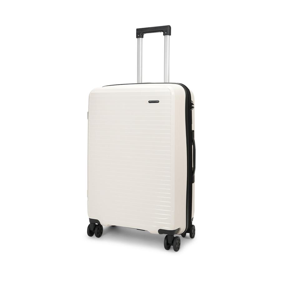 Nomad Venture 65cm Hardside Checked Suitcase White White