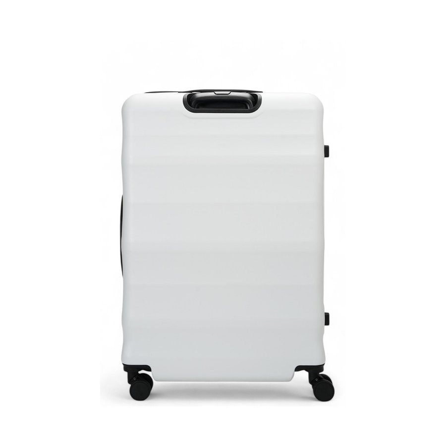 Explorer Luna-Air 74cm Hardside Checked Suitcase White White