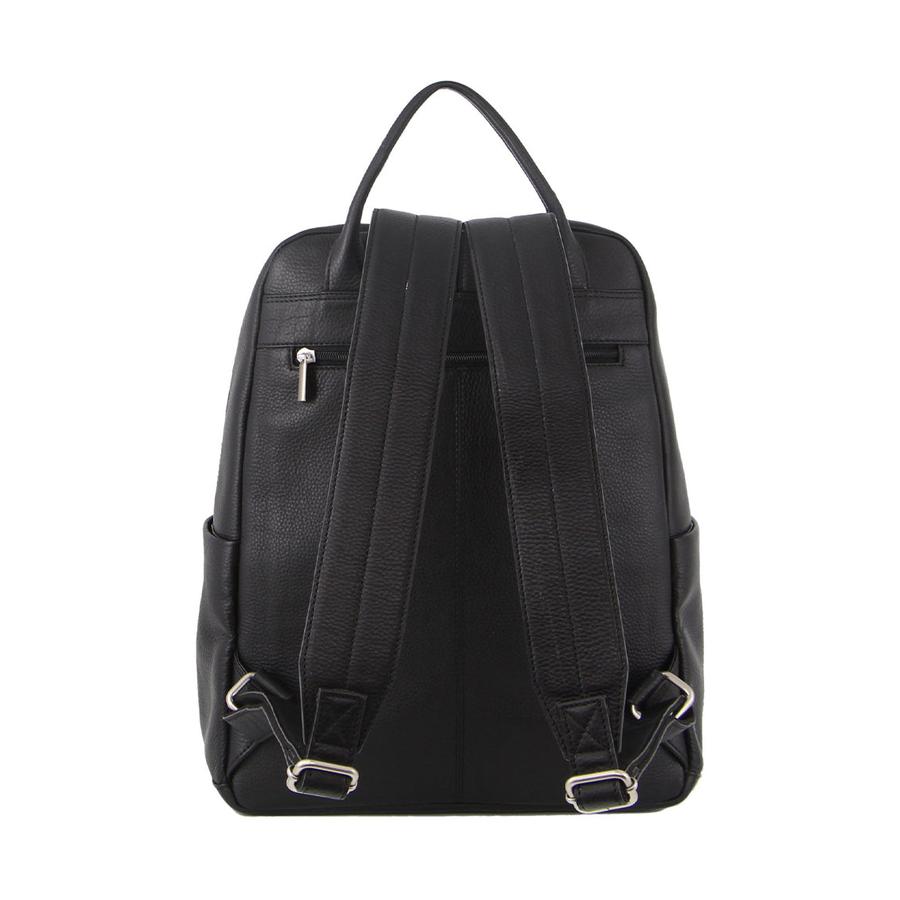 Pierre Cardin Cora Leather Backpack Black Black