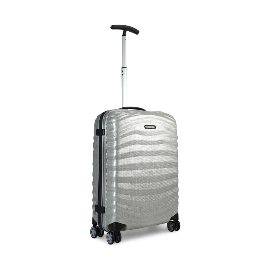 Samsonite Lite-Shock Sport 55cm CURV Carry-On Suitcase Silver Silver