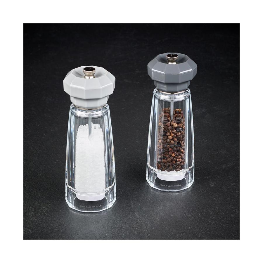 Cole & Mason Lowestoft Salt & Pepper Mill Gift Set Clear Clear