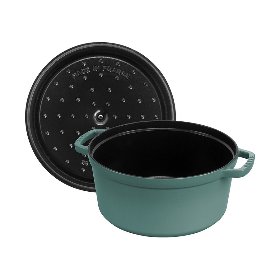 Staub 26cm (5.2L) Round Cocotte Eucalyptus Eucalyptus