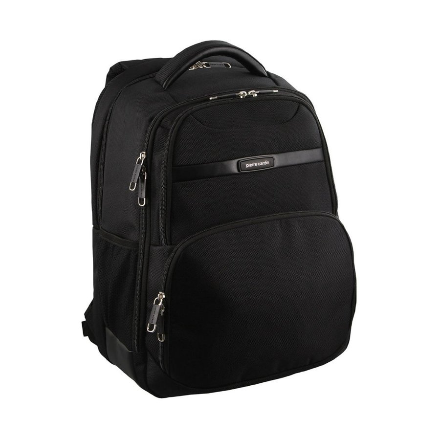 Pierre Cardin Ellis 15" Laptop Backpack Black Black