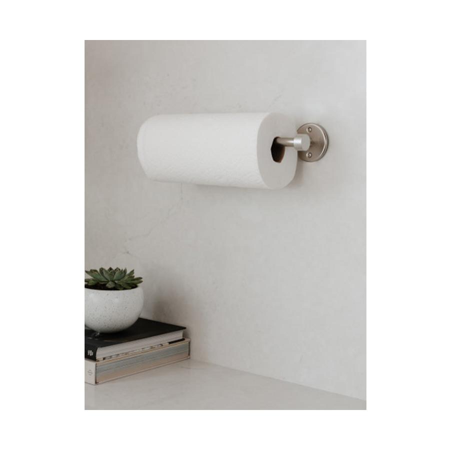 Umbra Cappa Wall Mounted Paper Towel Holder Nickel Nickel