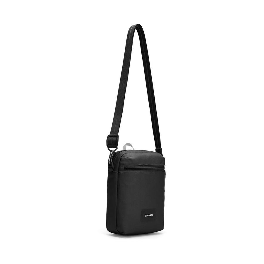 Pacsafe GO Anti-Theft Recycled Festival Crossbody Bag Jet Black Jet Black