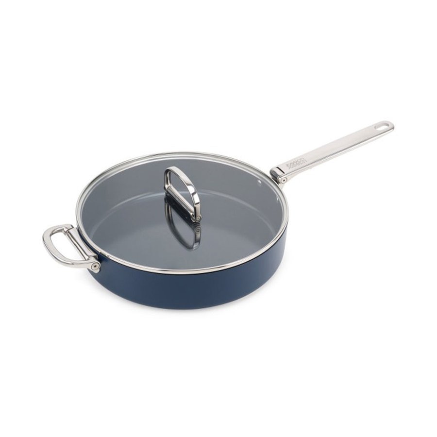 Joseph Joseph Space 28cm Non-Stick Saute Pan & Lid Midnight Blue Midnight Blue