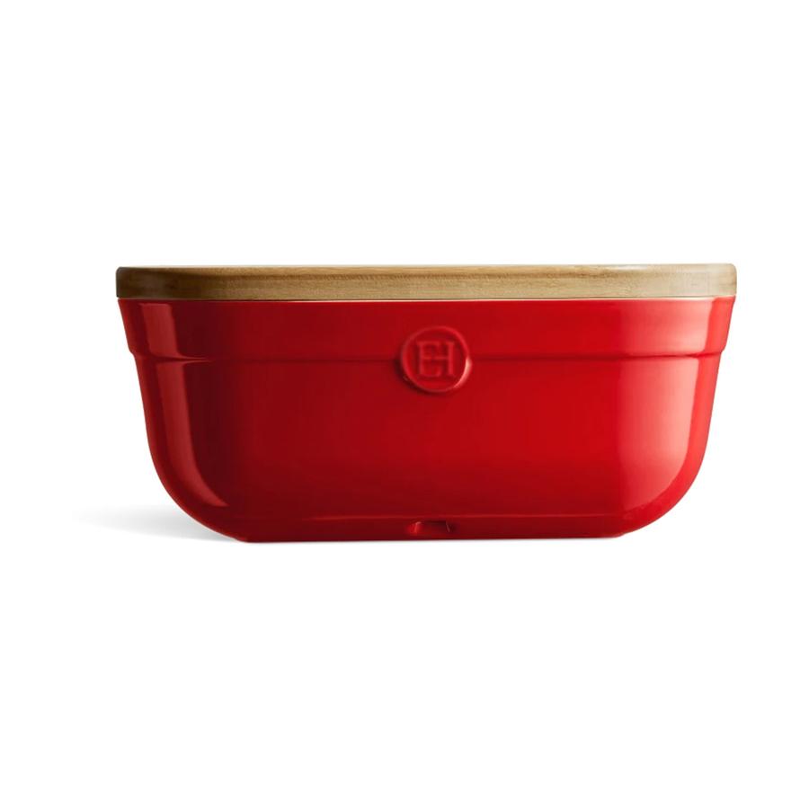 Emile Henry Bread Box Burgundy Burgundy