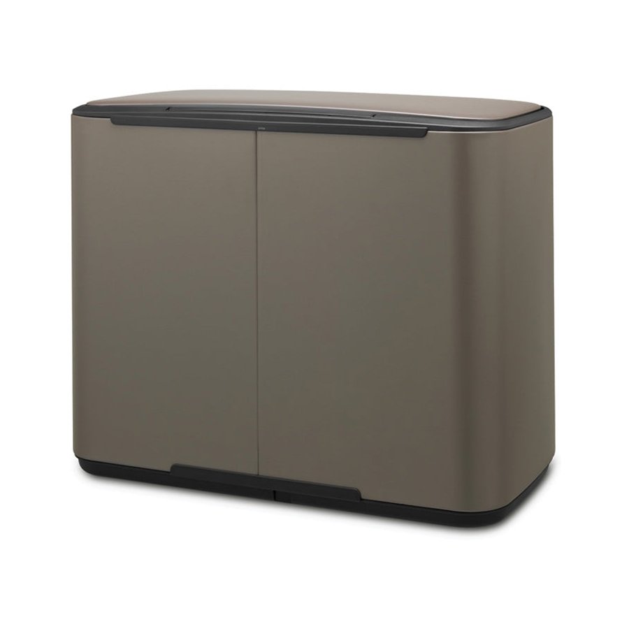 Brabantia Bo Pedal Bin (11 + 23L) Platinum Platinum