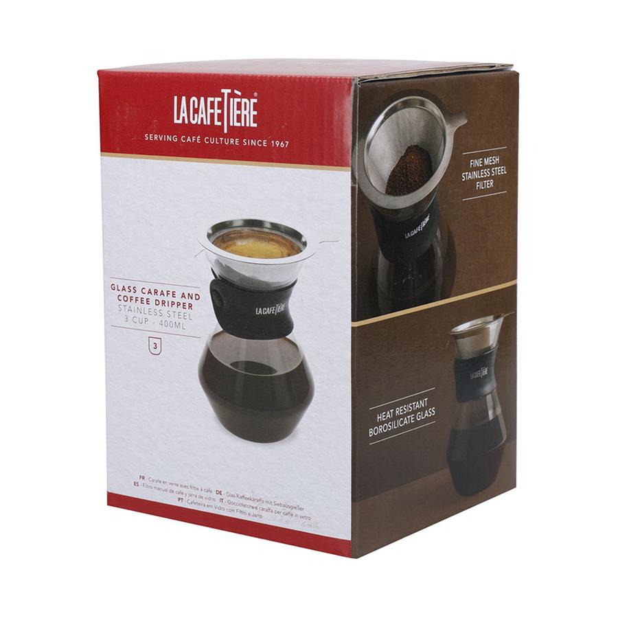 La Cafetiere Glass Coffee Dripper & 3 Cup Carafe Clear Clear