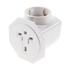 Jackson Universal Power Adapter with Surge Protection White