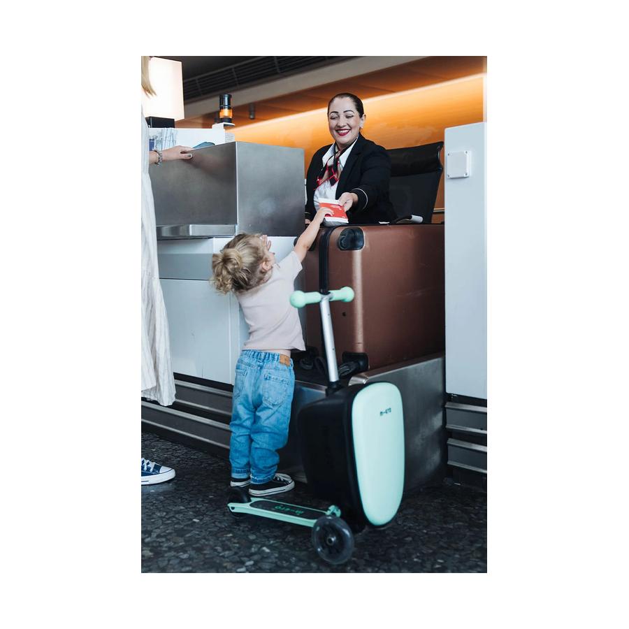 Micro Junior Luggage Scooter Green Green