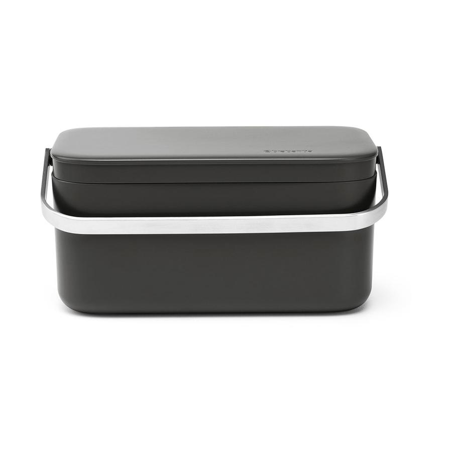 Brabantia Food Waste Caddy Dark Grey Dark Grey