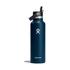 Hydro Flask 21oz (621ml) Standard Mouth Drink Bottle w/ Flex Straw Cap Indigo