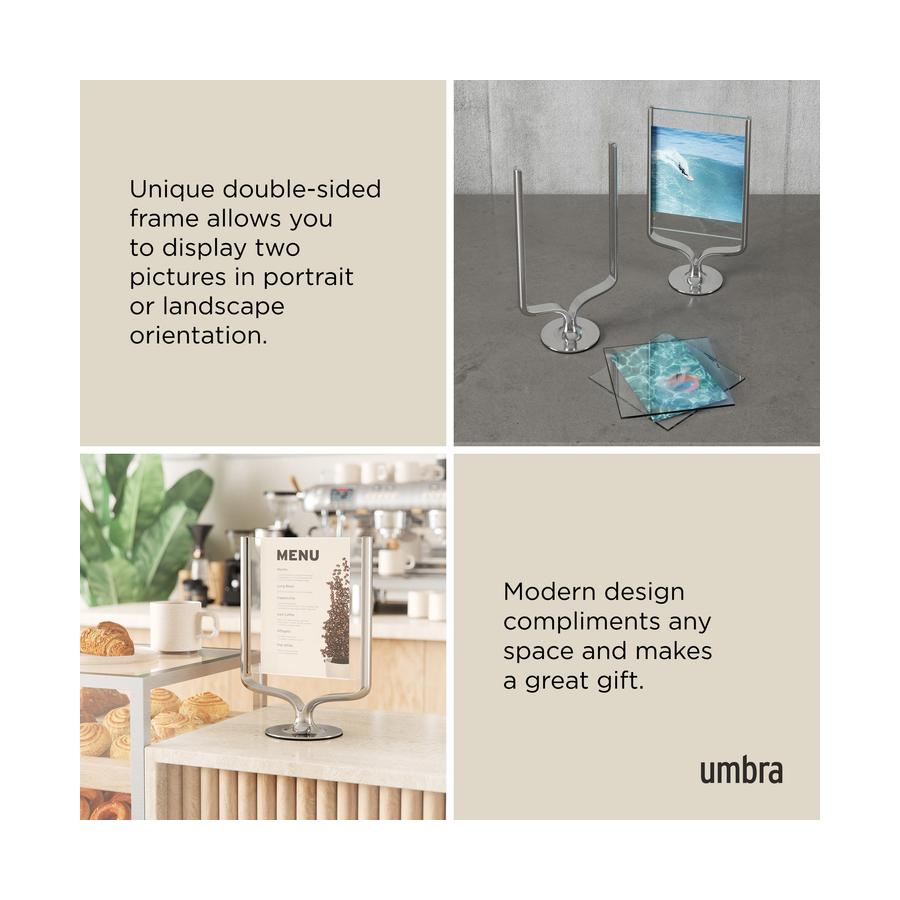 Umbra Wishbone Picture Frame Chrome Chrome