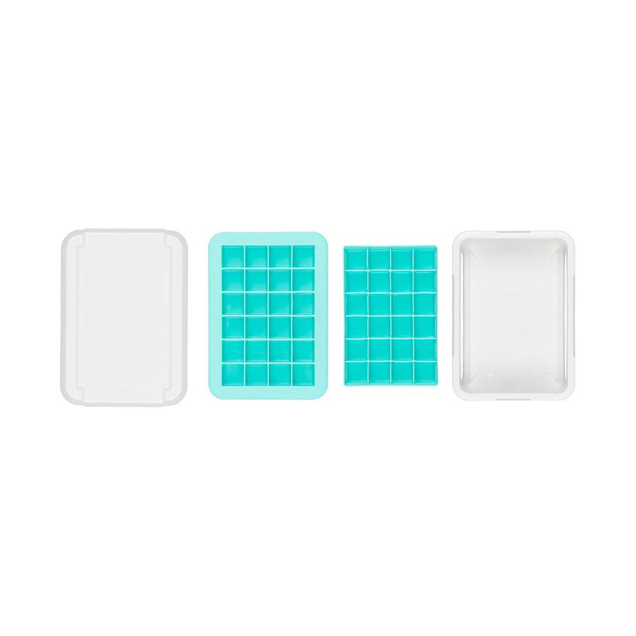 OXO Good Grips Covered Silicone Ice Cube Tray - Cocktail Cubes Blue Blue