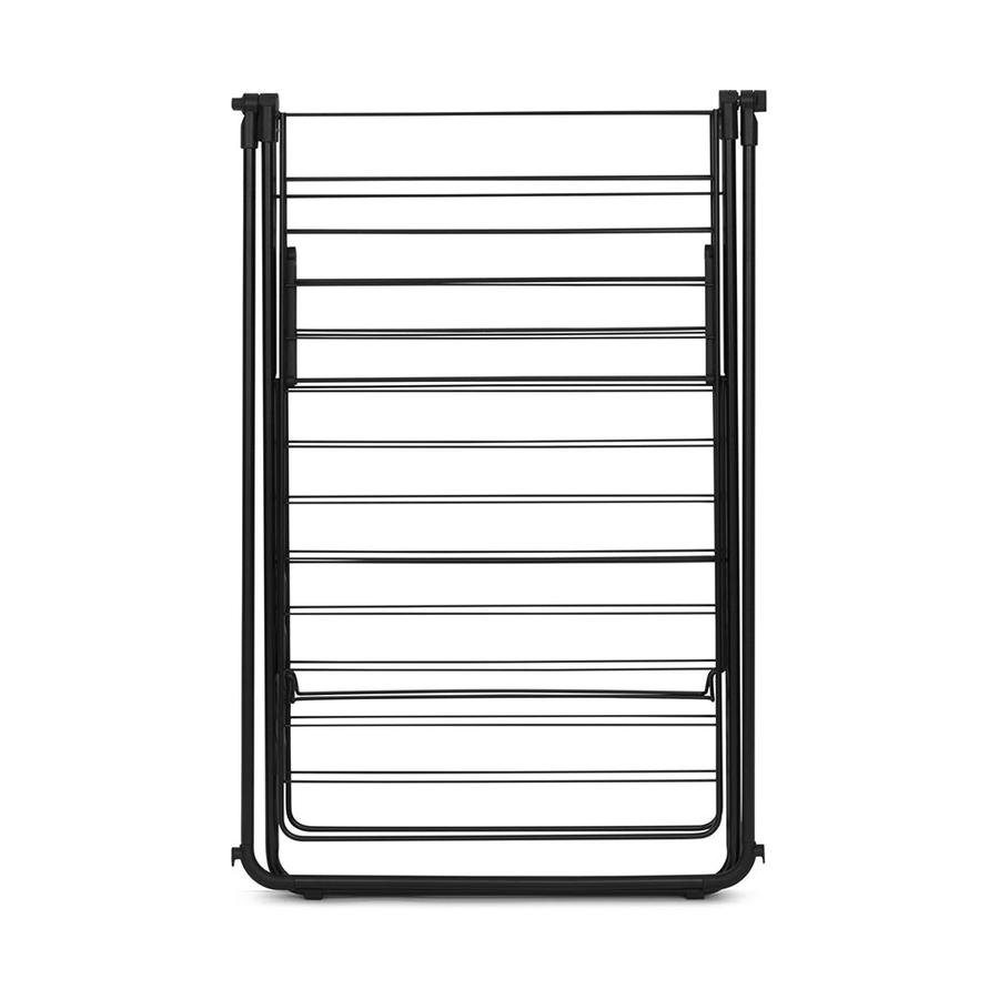 Brabantia Hangon 25m Drying Rack with Rod Matte Black Matte Black