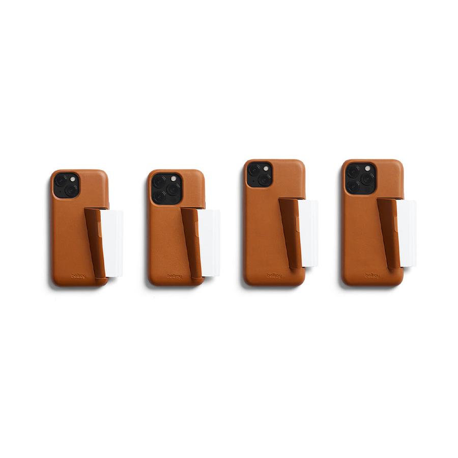 Bellroy iPhone 15 Pro Max Phone Case - 3 Card (With Button Add-On) Terracotta Terracotta